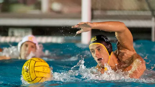 Carter Taylor in the MPSF Conference opener  against USC at the 49er Campus Pool, Long Beach, Calif., Friday, Oct. 19, 2012.