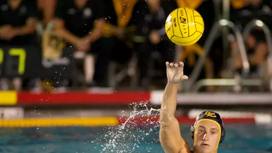 Carter Taylor in the MPSF Conference opener against USC at the 49er Campus Pool, Long Beach, Calif., Friday, Oct. 19, 2012.