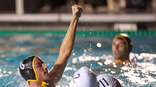 Devin Mefford in the MPSF Conference opener against USC at the 49er Campus Pool, Long Beach, Calif., Friday, Oct. 19, 2012.