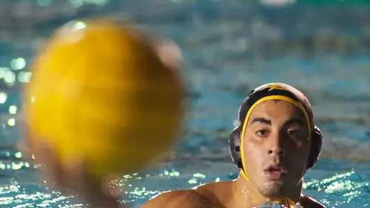 Nick Rascon in the MPSF Conference opener  against USC at the 49er Campus Pool, Long Beach, Calif., Friday, Oct. 19, 2012.