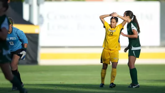 Senior Nadia Link recorded her sixth goal of the year against Cal Poly