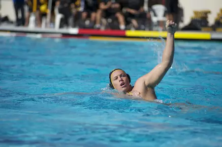 Nolan McConnell celebrates after scoring his one of four team-leading goals.