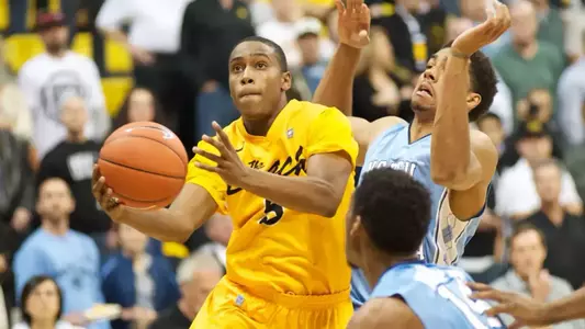 Mike Caffey goes up for a lay-up against No. 11 North Carolina on Friday, Nov. 16.