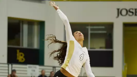 Senior libero Libby Fontanilla made a career-high 29 digs, part of 82 on the night for the 49ers.