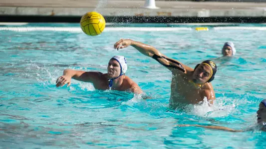 Nick Rascon in the MPSF Men's Water Polo Tournament match against Santa Barbara at McDonalds Swim Stadium on the campus of USC, Sat., Nov. 24, 2012.