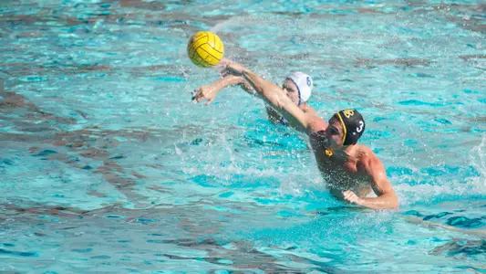 Spencer White in the MPSF Men's Water Polo Tournament match against Santa Barbara at McDonalds Swim Stadium on the campus of USC, Sat., Nov. 24, 2012.