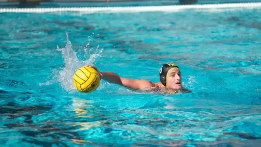 Devin Mefford in the MPSF Men's Water Polo Tournament match against Santa Barbara at McDonalds Swim Stadium on the campus of USC, Sat., Nov. 24, 2012.