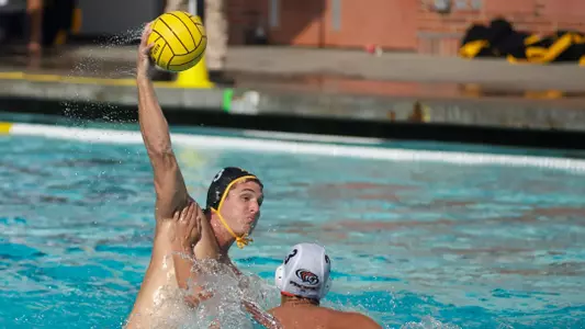 Spencer White in the MPSF Men's Water Polo Tournament match against Pacific at McDonalds Swim Stadium on the campus of USC, Sun., Nov. 25, 2012.