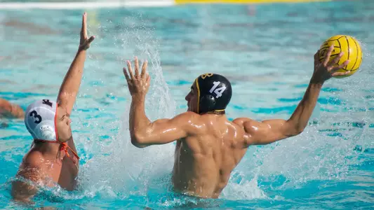 Nick Rascon in the MPSF Men's Water Polo Tournament match against Pacific at McDonalds Swim Stadium on the campus of USC, Sun., Nov. 25, 2012.