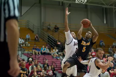 Mike Caffey in the Men's basketball game against Loyola Marymount at Gersten Pavilion, Los Angeles, Calif., Thu., Nov. 29, 2012.