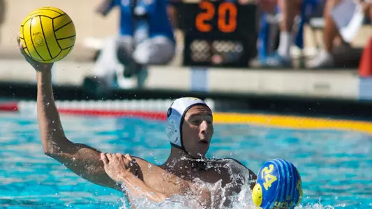 Zacchary Kappos in the MPSF conference match against UCLA Saturday November 3, 2012, at the Spieker Aquatics Center in Los Angeles, Calif.