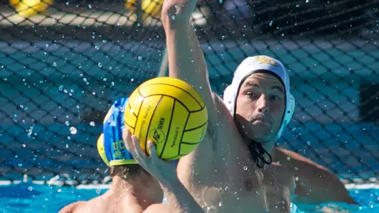 Devin Mefford in the MPSF conference match against UCLA Saturday November 3, 2012, at the Spieker Aquatics Center in Los Angeles, Calif.