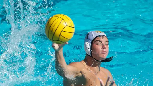 Milos Vrzic in the MPSF conference match against UCLA Saturday November 3, 2012, at the Spieker Aquatics Center in Los Angeles, Calif.