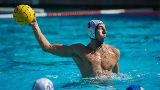 Zacchary Kappos in the MPSF conference match against UCLA Saturday November 3, 2012, at the Spieker Aquatics Center in Los Angeles, Calif.