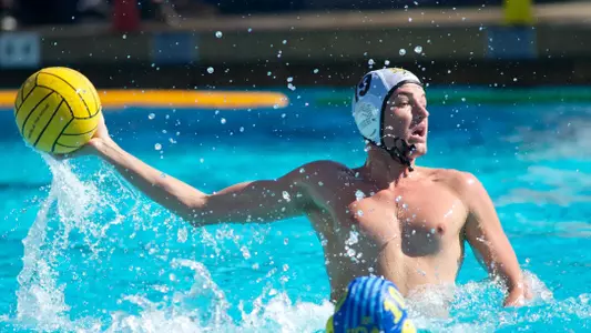 Devin Mefford in the MPSF conference match against UCLA Saturday November 3, 2012, at the Spieker Aquatics Center in Los Angeles, Calif.