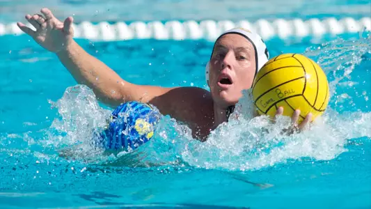 Nolan McConnell in the MPSF conference match against UCLA Saturday November 3, 2012, at the Spieker Aquatics Center in Los Angeles, Calif.