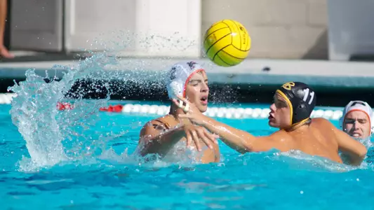 Milos Vrzic in the Men's MPSF Conference Water Polo match against Pacific at the 49er Campus Pool, Long Beach, Calif., Sun., Nov. 4, 2012.