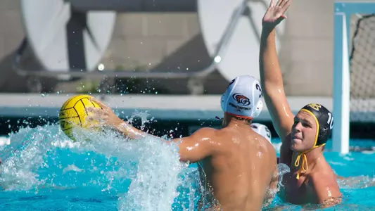 Dan Matulis in the Men's MPSF Conference Water Polo match against Pacific at the 49er Campus Pool, Long Beach, Calif., Sun., Nov. 4, 2012.