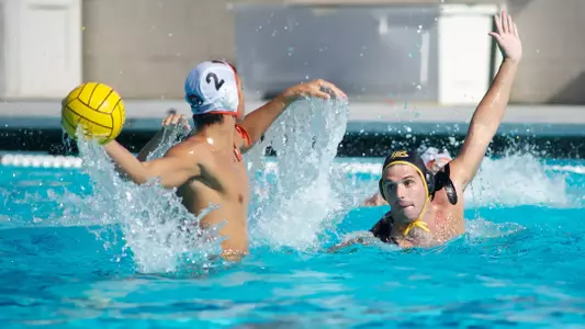 Spencer White in the Men's MPSF Conference Water Polo match against Pacific at the 49er Campus Pool, Long Beach, Calif., Sun., Nov. 4, 2012.