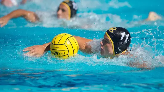 Milos Vrzic in the Men's MPSF Conference Water Polo match against Pacific at the 49er Campus Pool, Long Beach, Calif., Sun., Nov. 4, 2012.