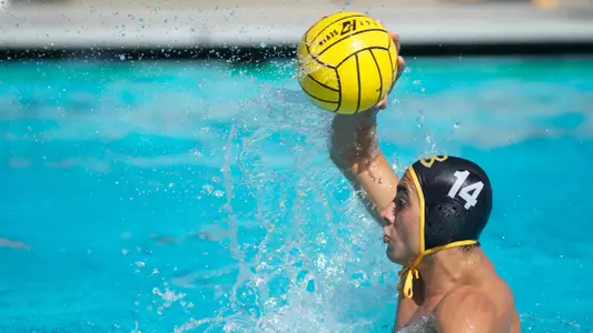 Nick Rascon in the Men's MPSF Conference Water Polo match against Pacific at the 49er Campus Pool, Long Beach, Calif., Sun., Nov. 4, 2012.