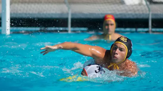 Brian Schiefer in the Men's MPSF Conference Water Polo match against Pacific at the 49er Campus Pool, Long Beach, Calif., Sun., Nov. 4, 2012.