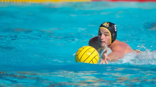 Devin Mefford in the Men's MPSF Conference Water Polo match against Pacific at the 49er Campus Pool, Long Beach, Calif., Sun., Nov. 4, 2012.