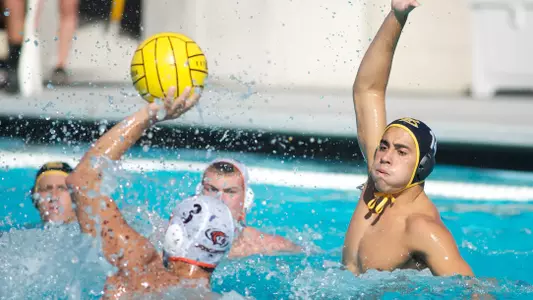 Nick Rascon in the Men's MPSF Conference Water Polo match against Pacific at the 49er Campus Pool, Long Beach, Calif., Sun., Nov. 4, 2012.