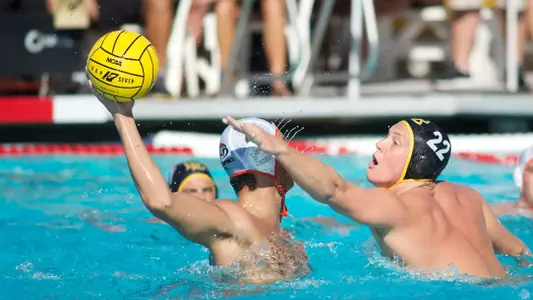 Nolan McConnell in the Men's MPSF Conference Water Polo match against Pacific at the 49er Campus Pool, Long Beach, Calif., Sun., Nov. 4, 2012.