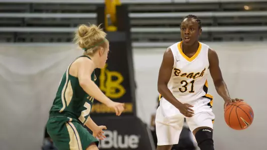 Chantel Dooley in the season opener against Sacramento State at the Walter Pyramid, Fri., Nov. 9, 2012.