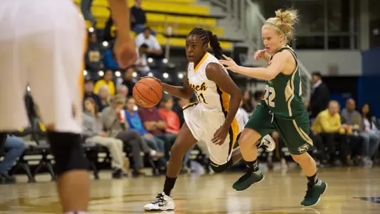 Chantel Dooley in the season opener against Sacramento State at the Walter Pyramid, Fri., Nov. 9, 2012.
