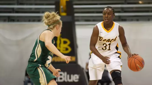 Chantel Dooley in the season opener against Sacramento State at the Walter Pyramid, Fri., Nov. 9, 2012.