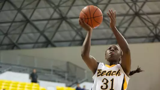 Chantel Dooley in the season opener against Sacramento State at the Walter Pyramid, Fri., Nov. 9, 2012.