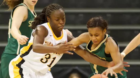 Chantel Dooley in the season opener against Sacramento State at the Walter Pyramid, Fri., Nov. 9, 2012.