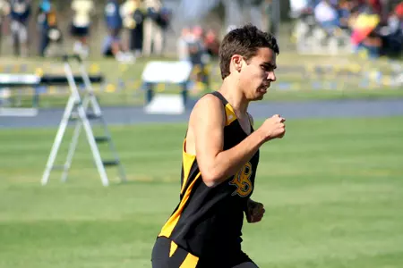 Senior Gabe Hilbert set a Black & Gold meet record in the men's 800-meter run (1:51.4).