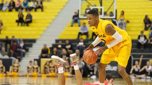 Kris Gulley in the non-conference match against BYU-Hawaii at the Walter Pyramid, Long Beach, Calif., Sat., Dec. 15, 2012.