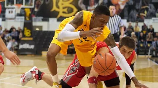 Kris Gulley in the non-conference match against BYU-Hawaii at the Walter Pyramid, Long Beach, Calif., Sat., Dec. 15, 2012.