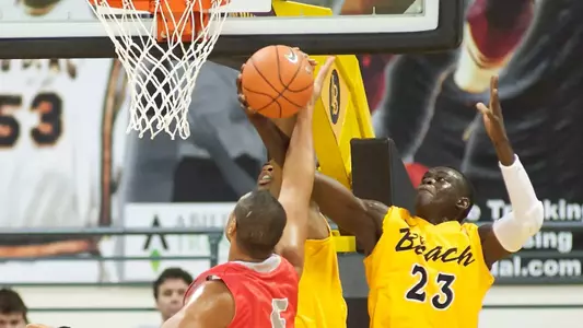 Deng Deng in the non-conference match against BYU-Hawaii at the Walter Pyramid, Long Beach, Calif., Sat., Dec. 15, 2012.