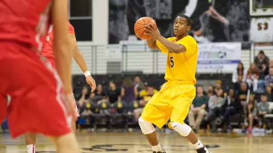 Mike Caffey in the non-conference match against BYU-Hawaii at the Walter Pyramid, Long Beach, Calif., Sat., Dec. 15, 2012.