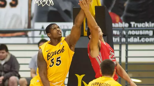 Dan Jennings in the non-conference match against BYU-Hawaii at the Walter Pyramid, Long Beach, Calif., Sat., Dec. 15, 2012.