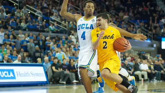 Peter Pappageorge in the non-conference match against UCLA at Pauley Pavilion, Los Angeles, Calif., Tues., Dec. 18, 2012.