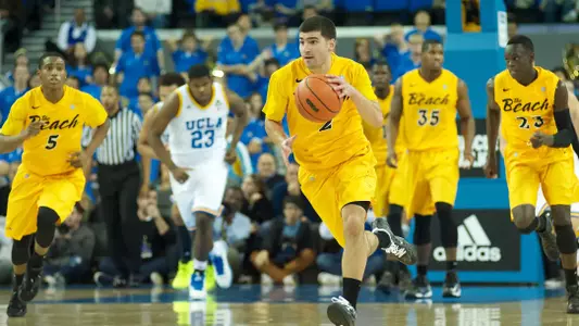 Peter Pappgeorge in the non-conference match against UCLA at Pauley Pavilion, Los Angeles, Calif., Tues., Dec. 18, 2012.