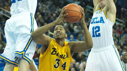 Kyle Richardson in the non-conference match against UCLA at Pauley Pavilion, Los Angeles, Calif., Tues., Dec. 18, 2012.