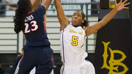Jade Wilson in the Women's basketball game against Arizona at the Walter Pyramid, Long Beach, Calif., Sun., Dec. 2, 2012.