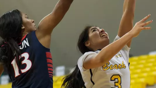 Alex Sanchez in the Women's basketball game against Arizona at the Walter Pyramid, Long Beach, Calif., Sun., Dec. 2, 2012.