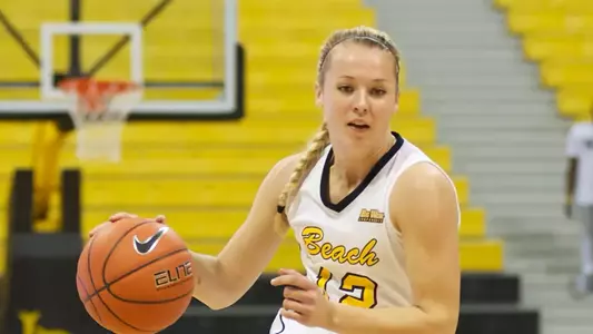 Sigrid Skorpen in the Women's basketball game against Arizona at the Walter Pyramid, Long Beach, Calif., Sun., Dec. 2, 2012.