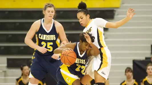 Bianka Balthazar in the Beach Classic game against Canisius at the Walter Pyramid, Long Beach, Calif., Thu., Dec. 20, 2012.