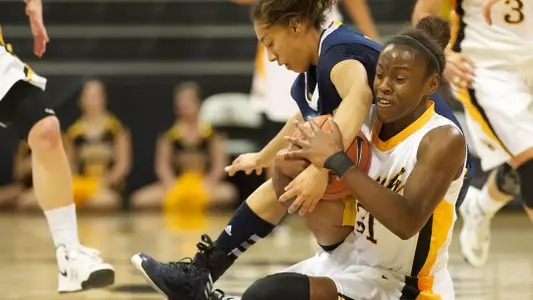 Chantel Dooley in the Beach Classic game against Canisius at the Walter Pyramid, Long Beach, Calif., Thu., Dec. 20, 2012.