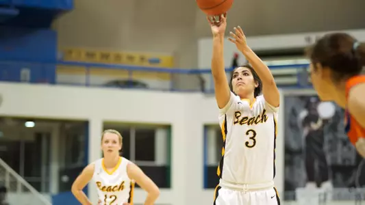 Sophomore Alex Sanchez made a free throw with 0.6 seconds left to give the 49ers a 50-49 win over Sam Houston State.