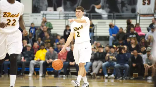 Peter Pappgeorge directs traffic during in the first half against Pacific Saturday afternoon at the Water Pyramid.